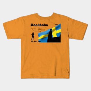 Stockholm marathon Kids T-Shirt